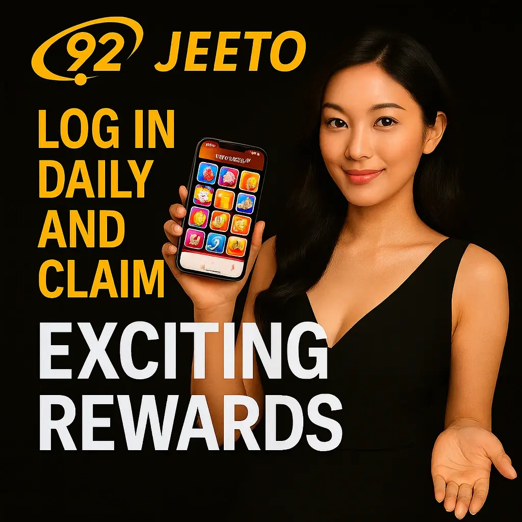 92 Jeeto login and claim a exiting bonus